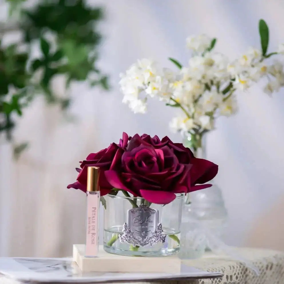 künstliche rosenblüten kaufen Kunstblumen 5 Rosen mit Duft