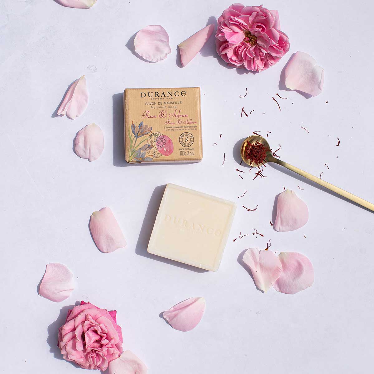 Marseiller Seife Rose & Safran