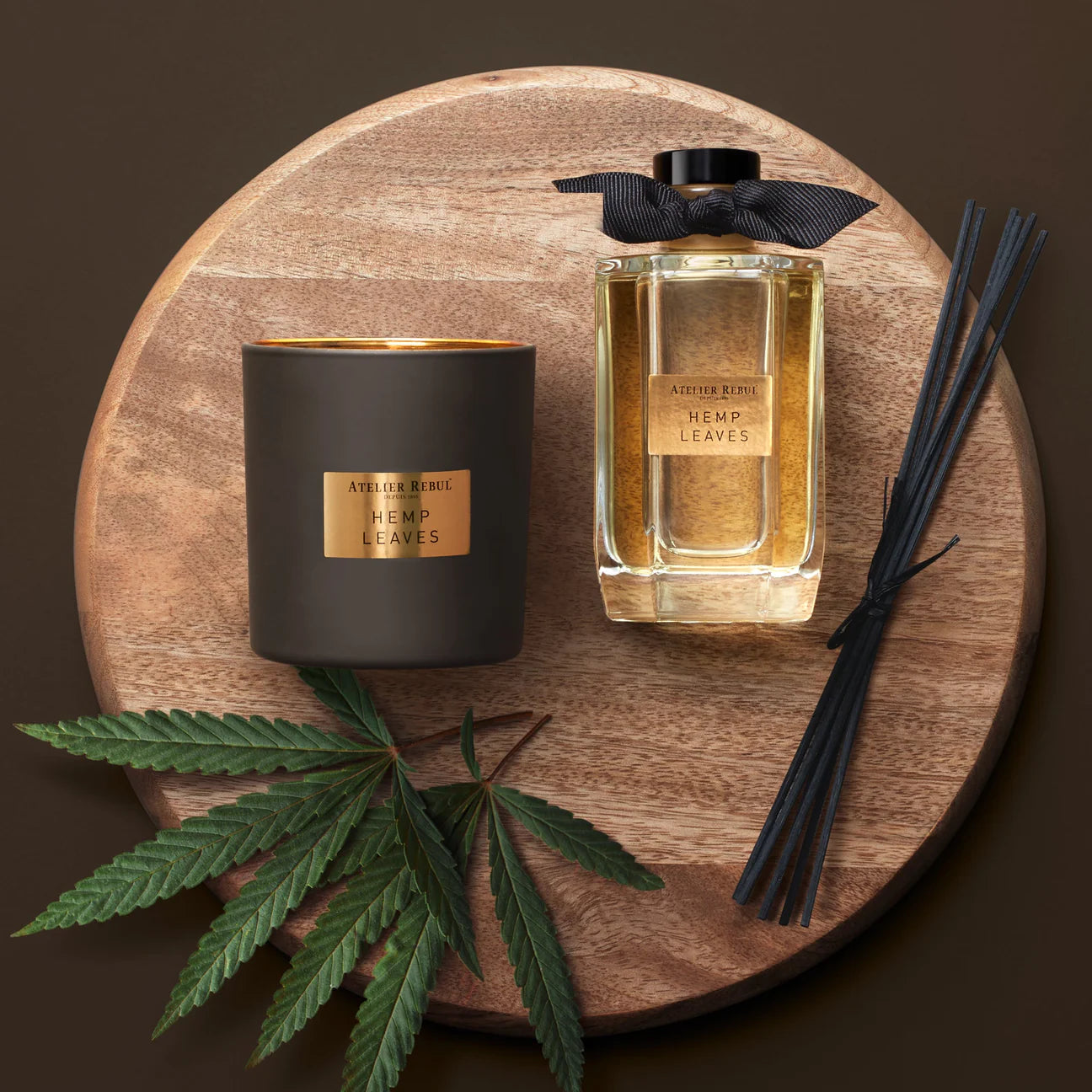 Hemp Leaves Duftkerze 210g