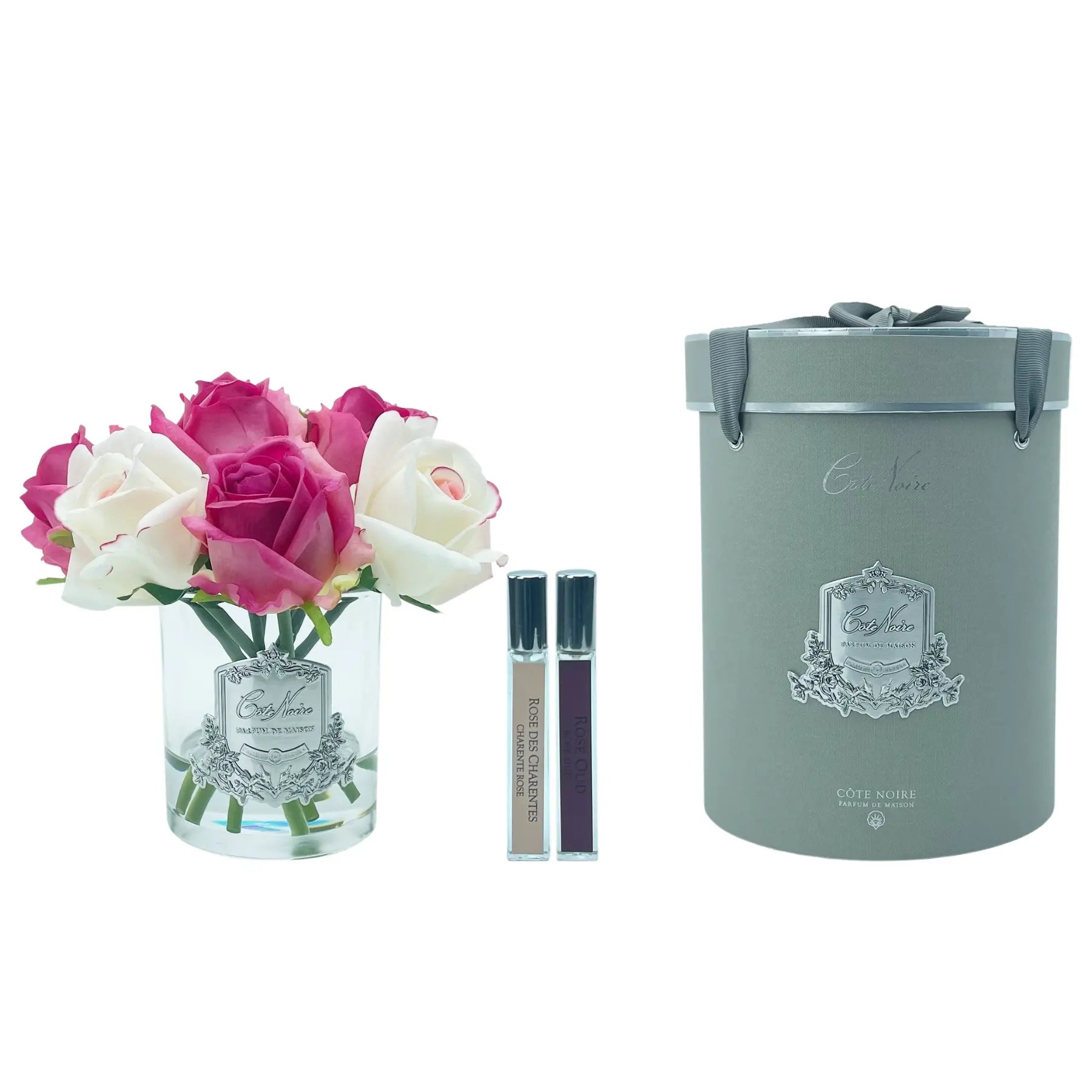 Côte Noire Duftblumen Set mit zwei Parfum-Sprays – ideal zum Duftblumen online kaufen oder als luxuriöses Geschenk aus einem Duftblumen Shop.