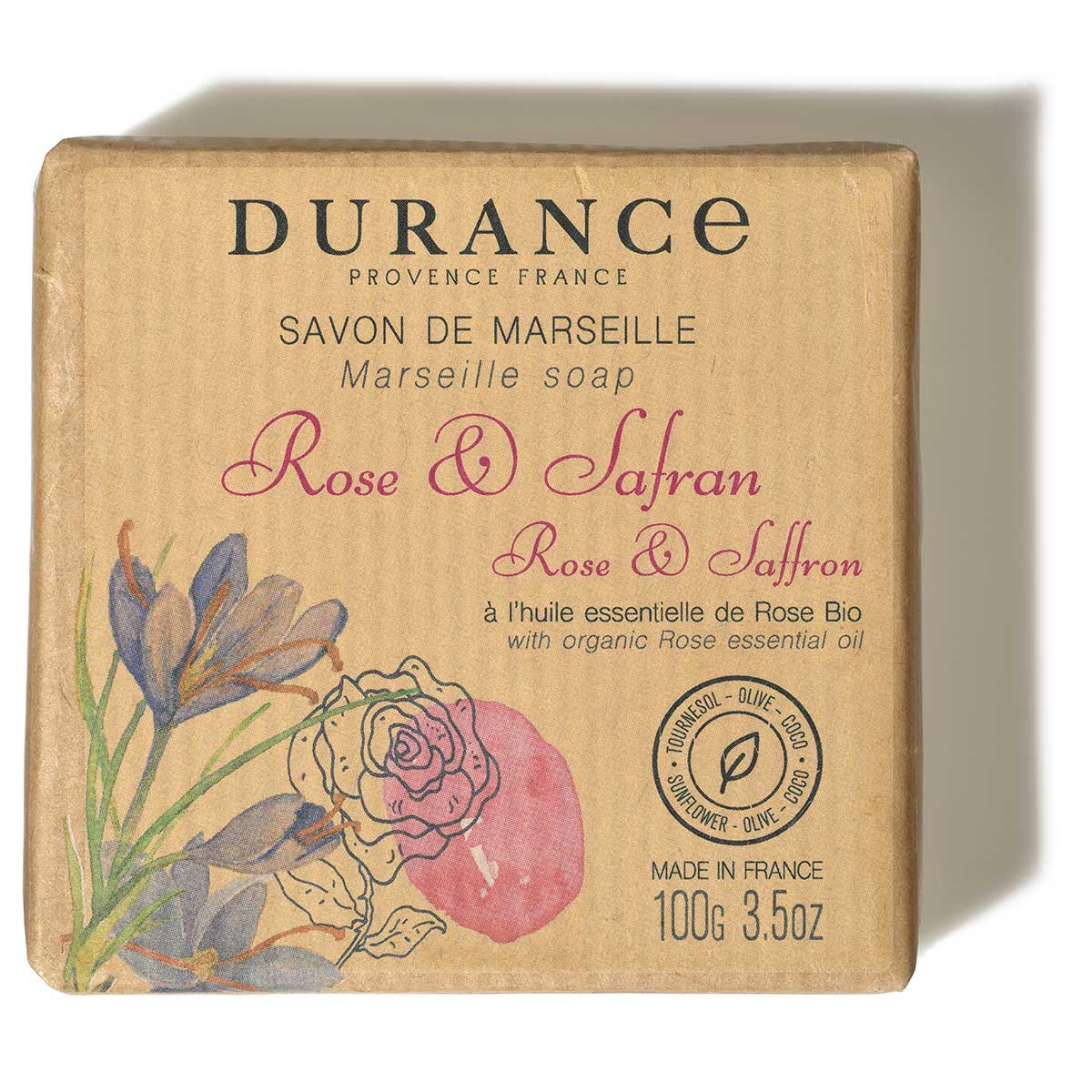 Refill Marseiller Flüssigseife Rose & Safran – Durance