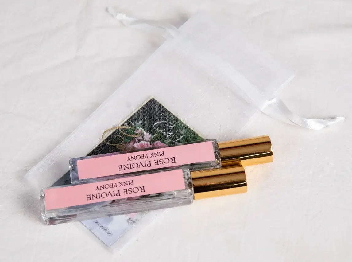 Côte Noire Parfumproben-Set in Pink Peony zur Beduftung von Duftblumen